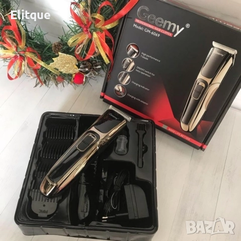 Акумулаторна машинка за подстригване и оформяне G E E M Y GM 6069