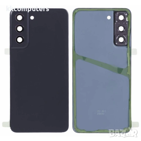 Оригинален Заден капак за Samsung Galaxy S21 FE 5G с лепенка и стъкло за камерата – 5 цвята, снимка 3 - Резервни части за телефони - 54342390