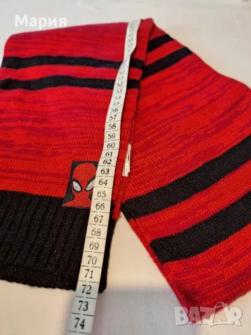 Шапка, ръкавици и шал Spiderman- 17 лв, снимка 3 - Шапки, шалове и ръкавици - 48692546