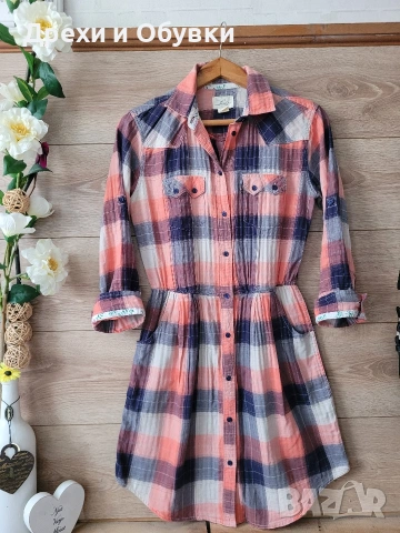 Рокля тип риза LEVIS , снимка 2 - Рокли - 54157883