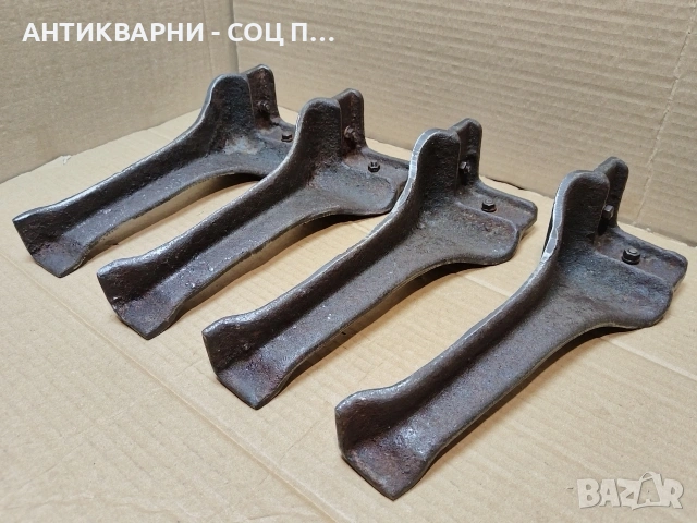 Комплект Стари Чугунени Крака От Стара Печка / НОМЕР 630., снимка 5 - Антикварни и старинни предмети - 53275376