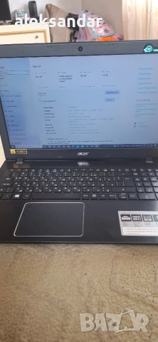лаптоп15.6 Acer Aspire f15.FUUL HD 