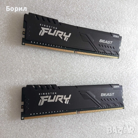 Продавам RAM Kingston FURY Beast 16GB (2Х8) DDR4 3200MHz
