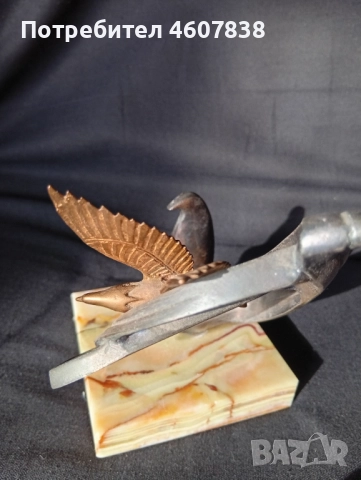 Скулптура бронз см12 , снимка 6 - Статуетки - 52545952