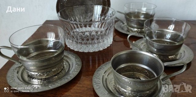 Сервиз за кафе/ чай, снимка 3 - Антикварни и старинни предмети - 31799695