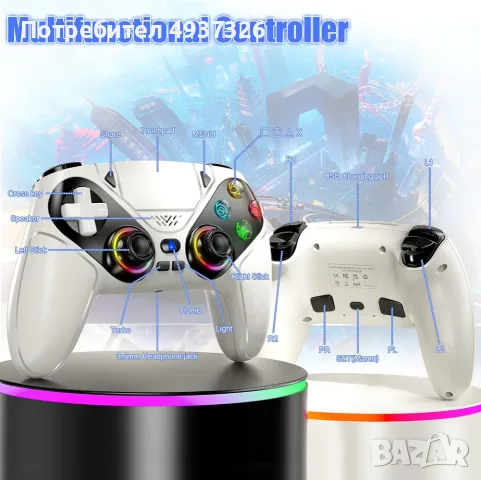 контролер за PS5 Pro/Slim/PC, снимка 4 - Джойстици и геймпадове - 56484565