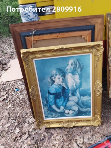 Стари картини 2бр., снимка 2 - Антикварни и старинни предмети - 54242881