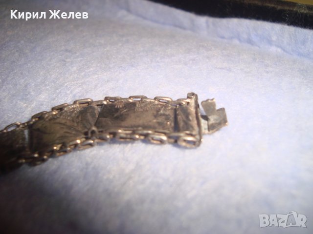 СТАРИННА РЪЧНО ФЛОРАЛНО ОРНАМЕНТИРАНА СРЕБЪРНА ГРИВНА УНИКАТ АНГЛИЯ - ЛИПСВА 1-та ЗАКОПЧАЛКА! 27314, снимка 16 - Антикварни и старинни предмети - 36827924