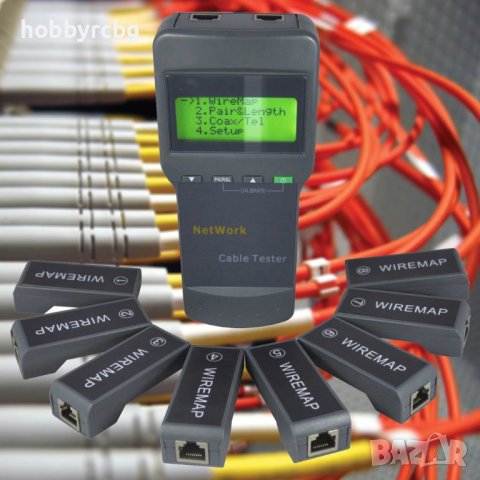 Тестер за мрежови, LAN, коаксиални кабели с 8 идентификатора, снимка 2 - Мрежови адаптери - 37007182