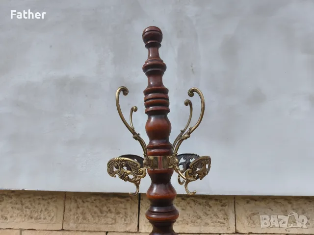 Ретро салонна закачалка, снимка 3 - Закачалки - 55966998
