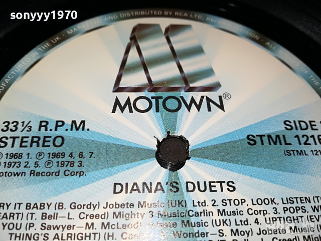 поръчана-DIANAS DUETS-ENGLAND 0704221925, снимка 17 - Грамофонни плочи - 36381125