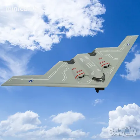 Метален боен невидим изтребител бомбардировач B-2 , снимка 4 - Колекции - 49784167