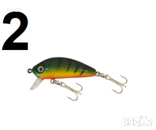 Воблер Kamasaki PERCH Floating 3 см 3 г плуващ за костур и хищници, снимка 2 - Такъми - 56021919
