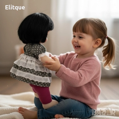 Cufan Baby Doll – Мека кукла с текстилно тяло – Перфектен подарък за малки принцеси, снимка 2 - Кукли - 52853450