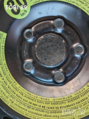 Нова Оригинална Резервна гума с джанта тип патерица 16'' за Фолксваген,Сеат, Ауди и Шкода!, снимка 4 - Гуми и джанти - 39455273