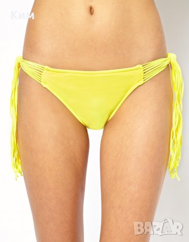 Бански / бикини в жълто с ресни ЯКО, снимка 4 - Бански костюми - 29283611