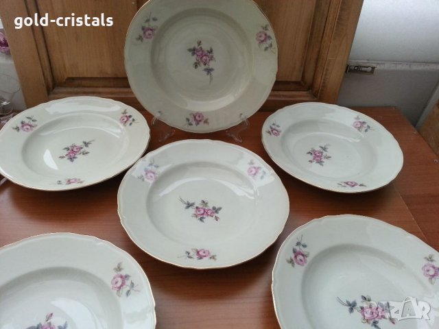 Стар български порцелан чинии дълбоки