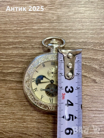 Механичен джобен часовник The Heritage Collection „Esprit du Temps“, снимка 3 - Джобни - 53325022