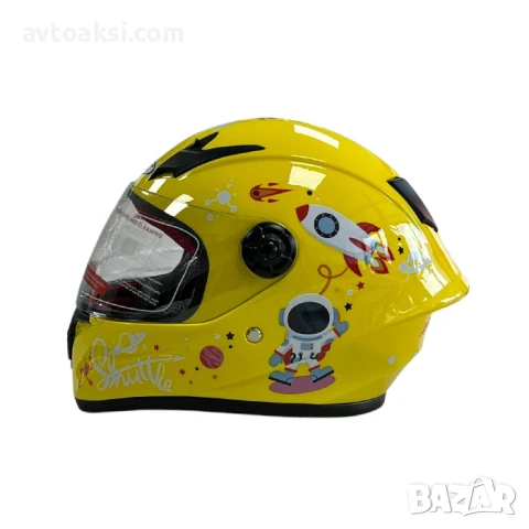 Детска каска Мотор/Мотопед/Вело/Скутер/Атв Шлем, снимка 10 - Аксесоари и консумативи - 50533453