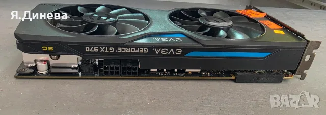 Видеокарта Gigabyte Evga GTX 970 4GB, снимка 3 - Видеокарти - 56437462