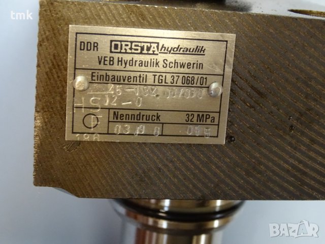 Пропорционален дросел/клапан ORSTA 25-132.00/030 Proportional Drosselventile TGL 37068/01, снимка 6 - Резервни части за машини - 42888991