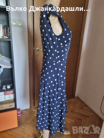 Рокля на точки Ralph Lauren, размер М, снимка 8 - Рокли - 53150712