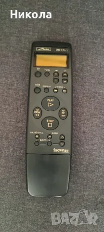 Оригинално дистанционно Metz 9876-1 / Panasonic – S-VHS / VHS – High-End 