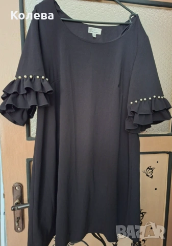 Черна дамска рокля 2XL