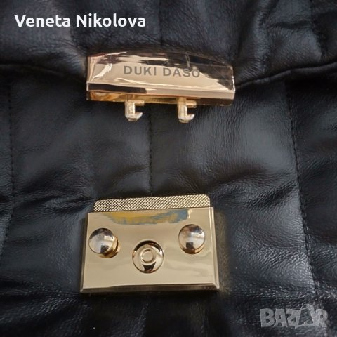 Черна дамска чанта , снимка 2 - Чанти - 42909893