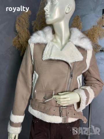 🧥 Дамско яке с каракул 💫, снимка 6 - Якета - 52186984