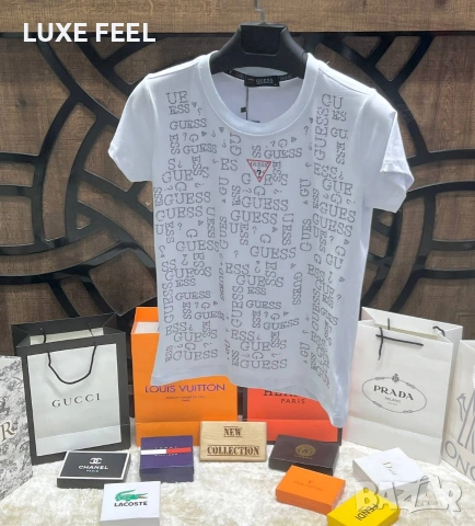 Дамска Памучна Тениска ⚜️Guess