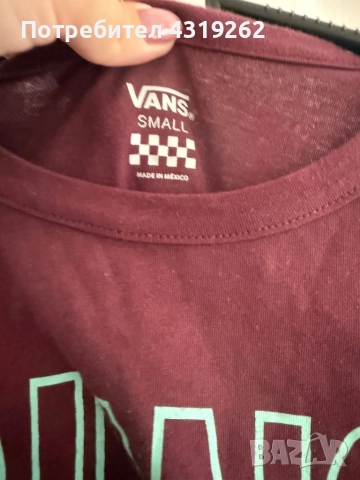 Дамска тениска Vans, снимка 3 - Тениски - 52303761