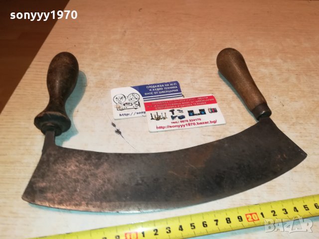 СТАР НОЖ ОТ ФРАНЦИЯ С ДВЕ ДРЪЖКИ 1112211943, снимка 11 - Антикварни и старинни предмети - 35107839