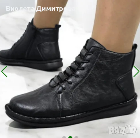 Дамски зимни боти, шити и лепени с номера от 36 до 42, снимка 2 - Дамски боти - 47391757