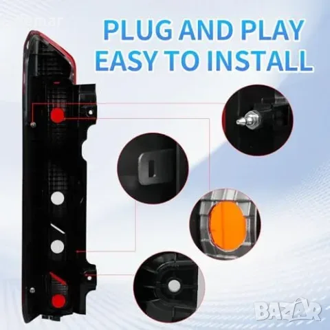Десен заден стоп за Ford Transit Mk8 2014–2025 без крушки, снимка 4 - Части - 55945912