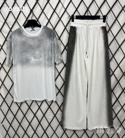 Дамски панталон с камъни Различни цветове , снимка 2 - Спортни екипи - 49485096