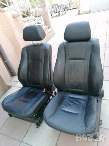 Кожен салан BMW Е65 Е66 черен салон с подгрев БМВ Е65 Е66, снимка 7 - Части - 40660607