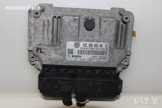 Моторен компютър Seat Leon 1P (2005-2013г.) 03C906022AQ / 03C 906 022 AQ / 0261S04396 / MED17.5.20