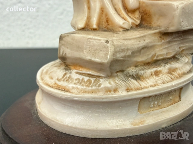 Италианска фигура в античен стил - Amilcare Simonetti. №8020, снимка 5 - Антикварни и старинни предмети - 53974674