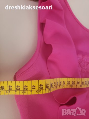 Цикламена рокля Jennifer Lopez , снимка 2 - Рокли - 42263605