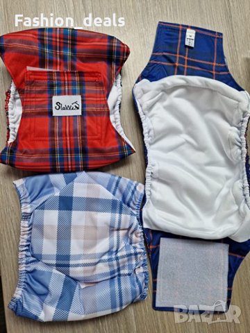 Нови хигиенни бикини за домашни любимци куче 3 броя пелени за многократна употреба, снимка 8 - За кучета - 40580563