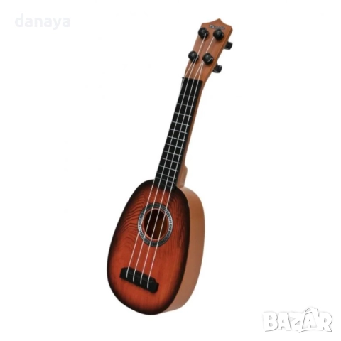 6192 Детска музикална играчка Укулеле мини китара, снимка 5 - Музикални играчки - 52866288