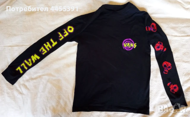 Тениска с дълъг ръкав Vans, снимка 4 - Тениски - 51239944