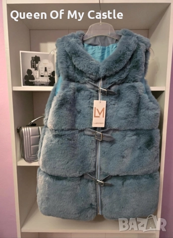 Уникален дамски елек, снимка 2 - Якета - 52345969