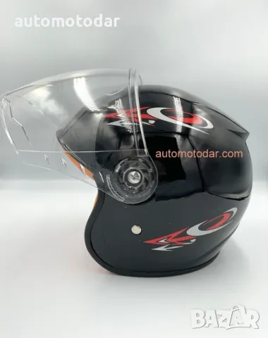 Отворена детска мото каска скутер мотопед, снимка 3 - Аксесоари и консумативи - 50007352