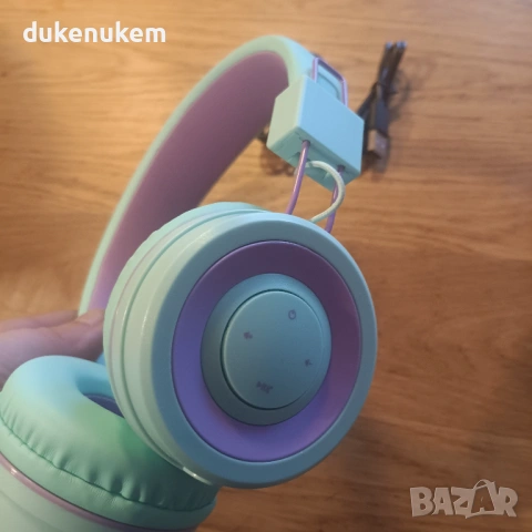 Детски безжични слушалки iClever с микрофон – Bluetooth 5.0, ограничение на звука, снимка 9 - Слушалки и портативни колонки - 53269779