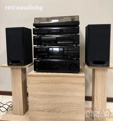 🔊Ретро аудио сет PIONEER - усилвател, дек, CD плеър, тунер, грамофон и колони🔉