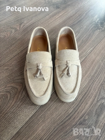 Дамски еспадрили от естествен велур, снимка 2 - Дамски ежедневни обувки - 51633969