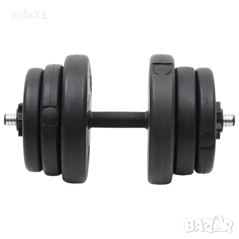vidaXL Дъмбел с тежести 40 кг, снимка 2 - Фитнес уреди - 56146597