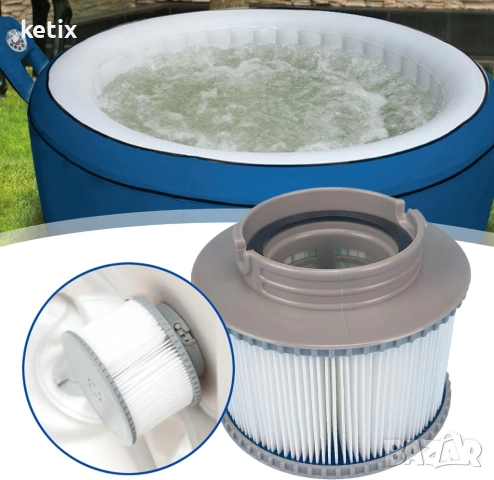 Филтър за джакузи с вградена база,MSpa,комплект от 2 бр., снимка 5 - Басейни и аксесоари - 52956952